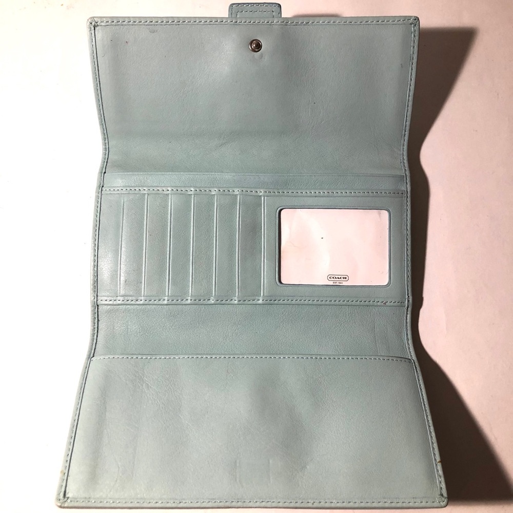 COACH SIGNATURE JACQUARD WALLET - Picture 3 of 7